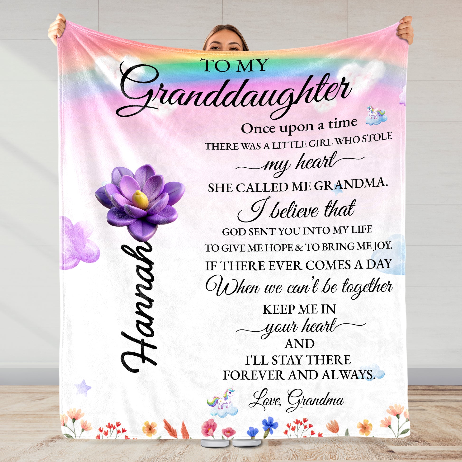 To My Granddaughter, Keep Me In Your Heart Forever