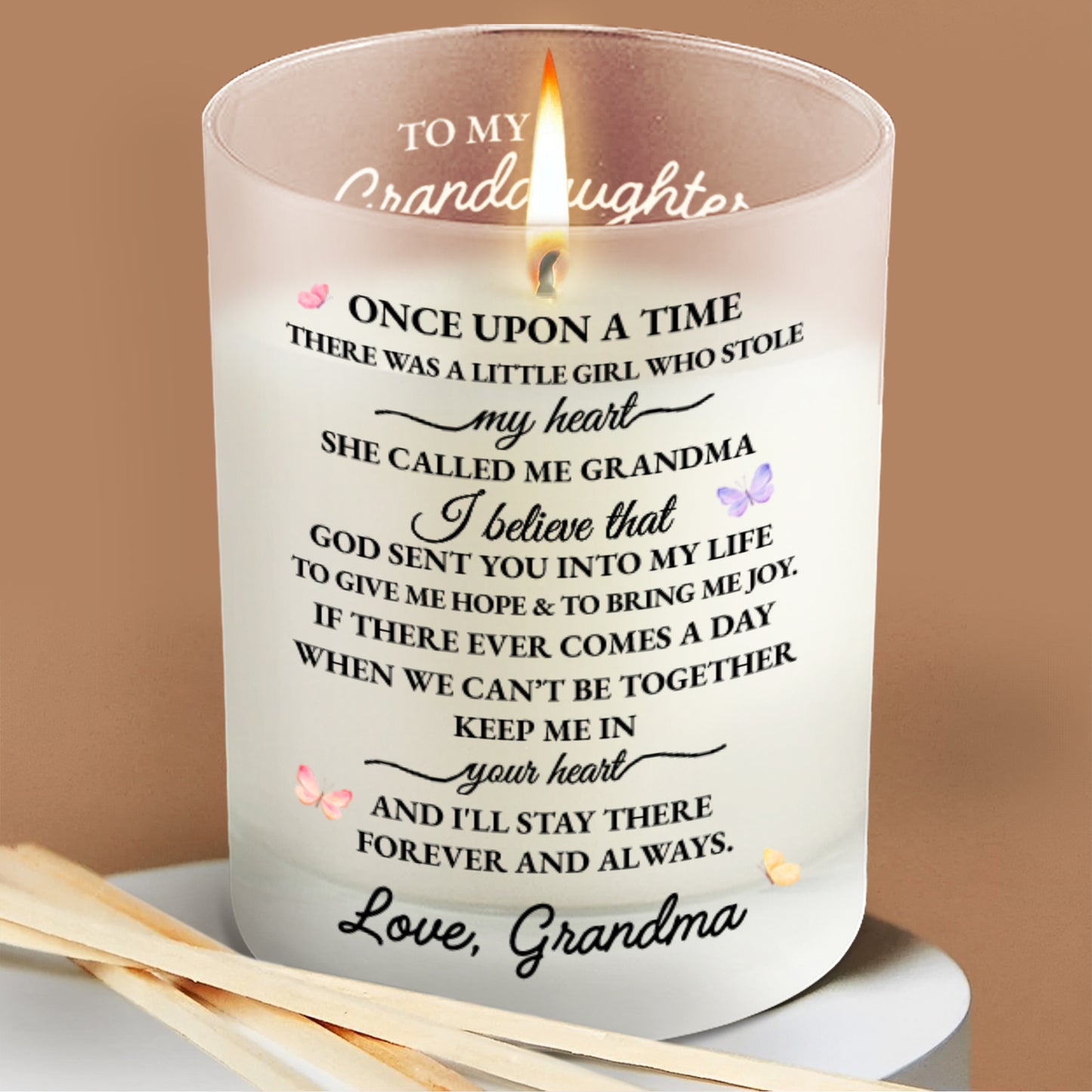 Granddaughter Love Forever And Always With Flowers