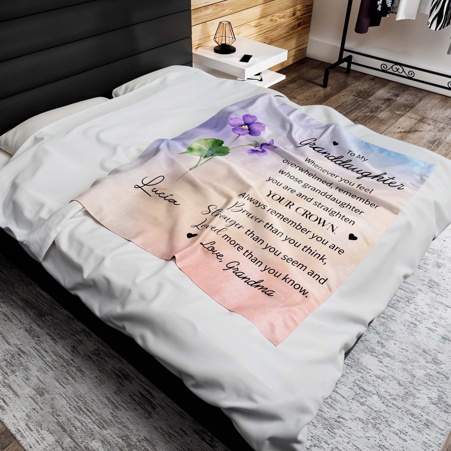 To My Granddaughter Always Remember You Are Loved