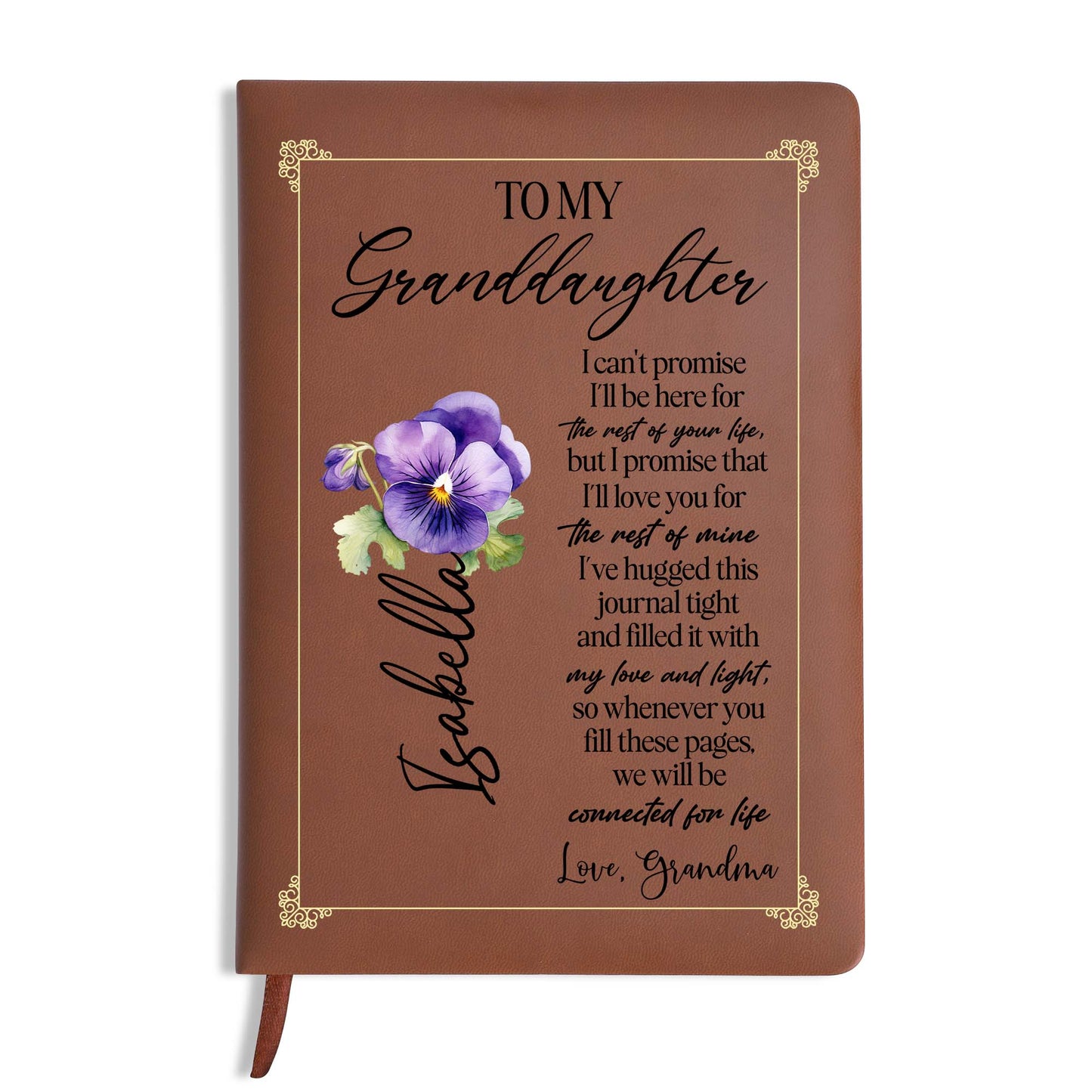 Promise Of Lifetime Love For Granddaughter