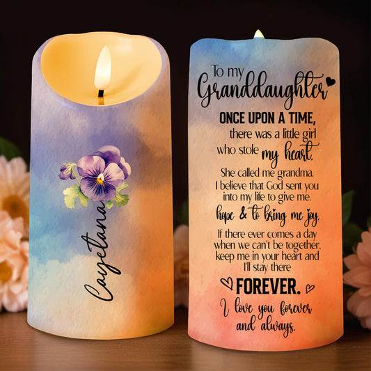 Granddaughter You Stole My Heart Joyful Message With Flowers