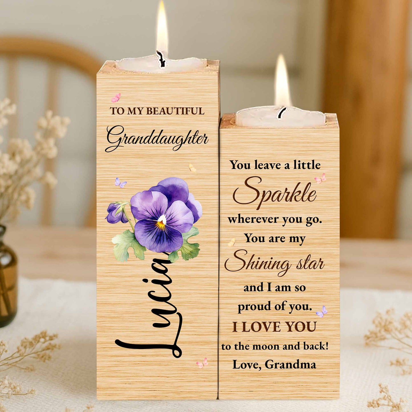 You Leave A Little Sparkle Wherever You Go, Flowers And Stars