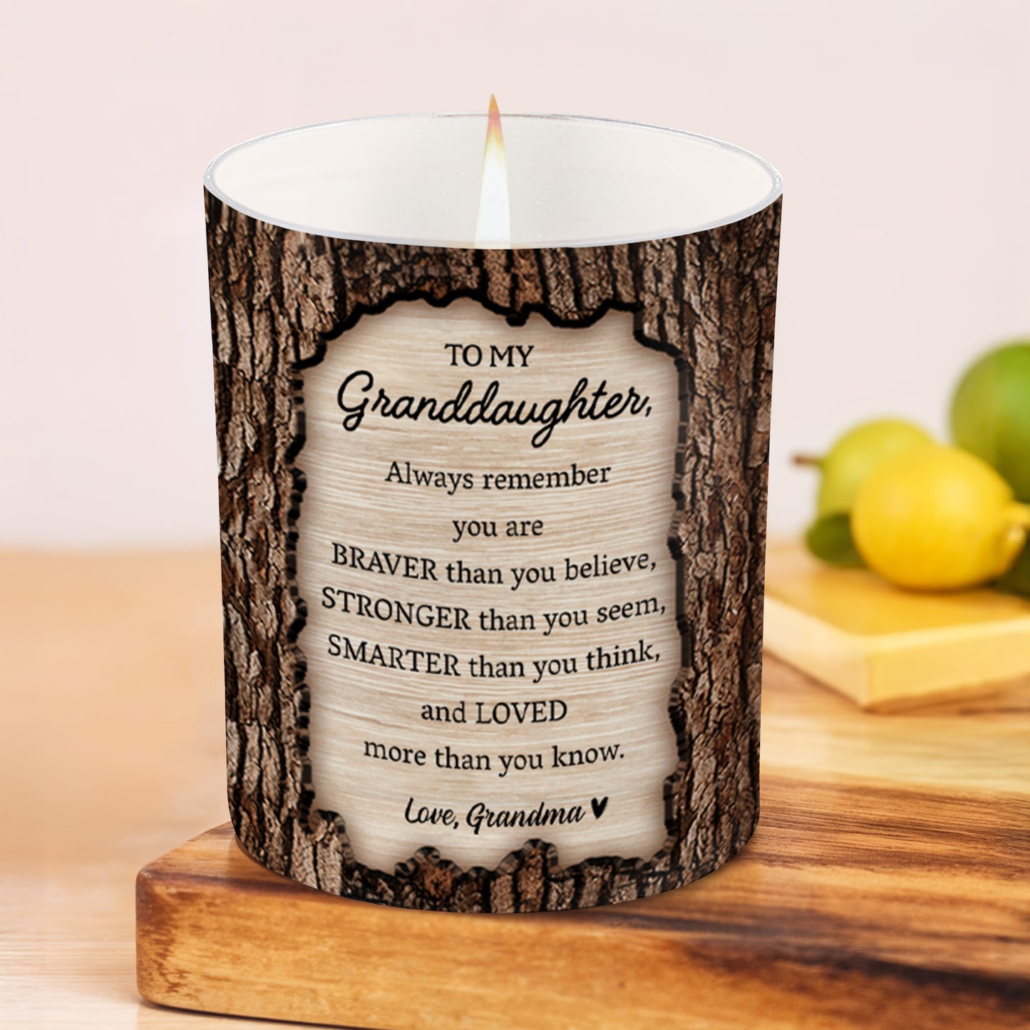 To My Granddaughter Braver Stronger Smarter Loved