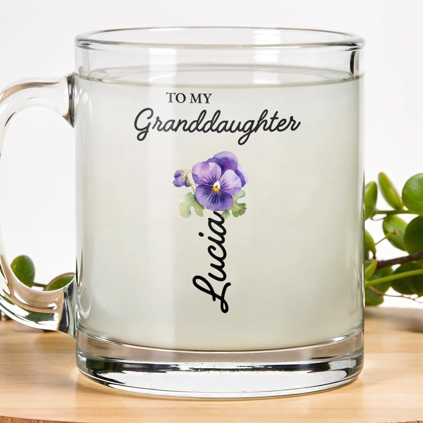 To My Granddaughter Trust Your Heart Follow Your Dreams With Flowers