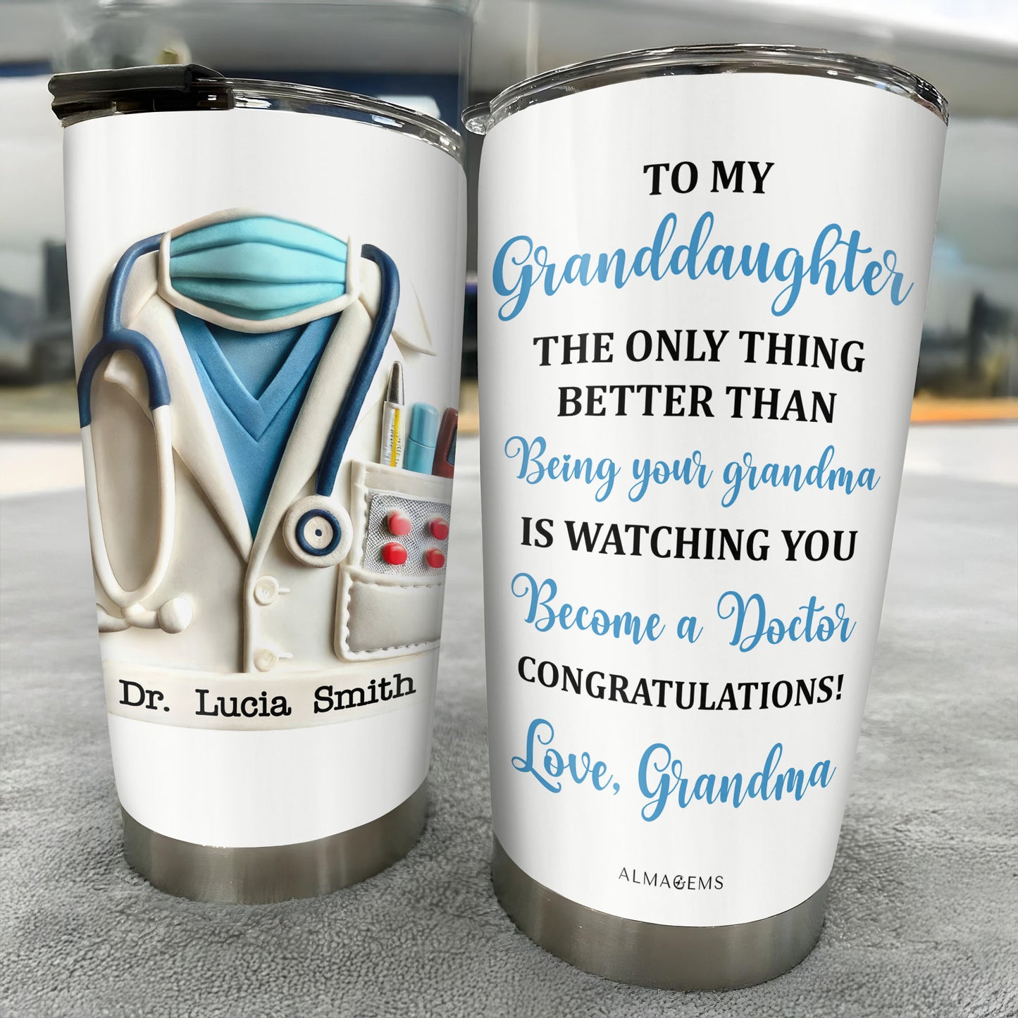 To My Granddaughter, The Only Thing Better Than, Doctor's Coat and Stethoscope