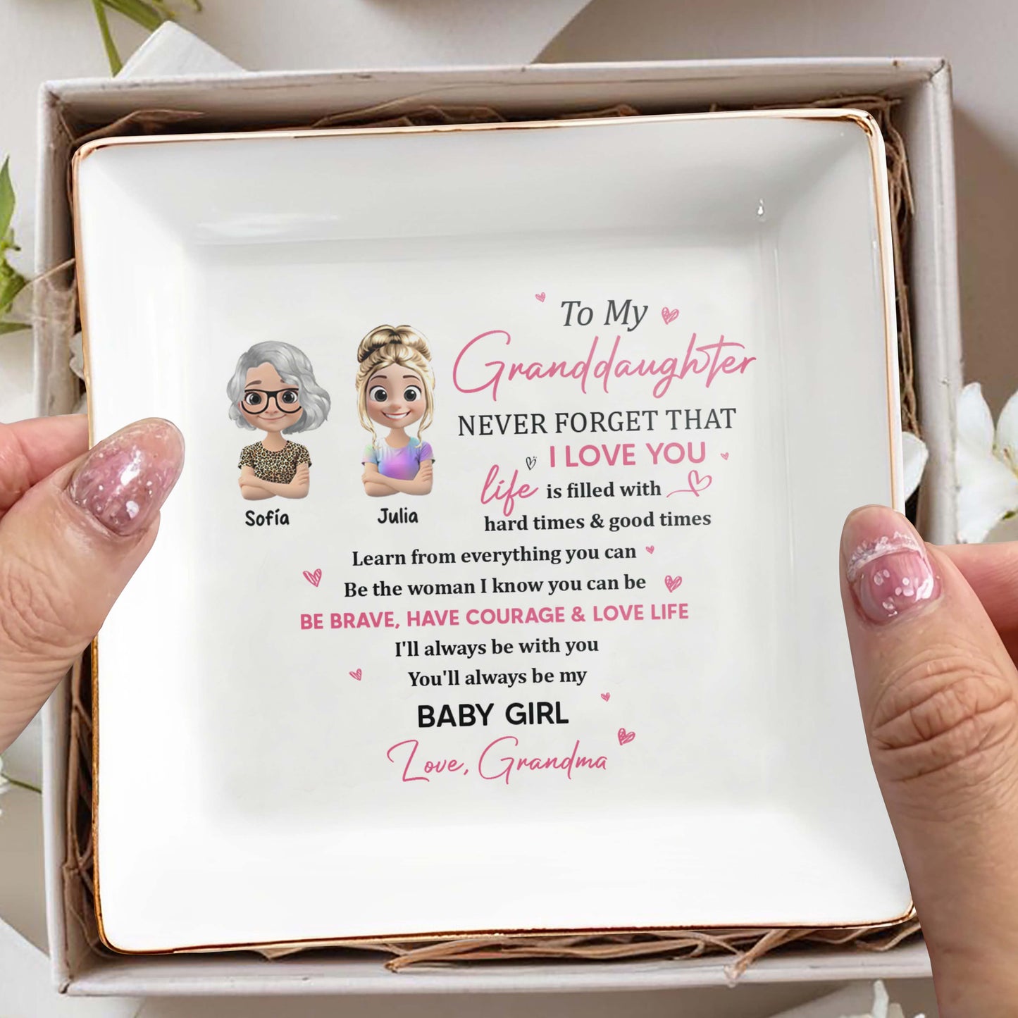 To My Granddaughter, Never Forget That I Love You