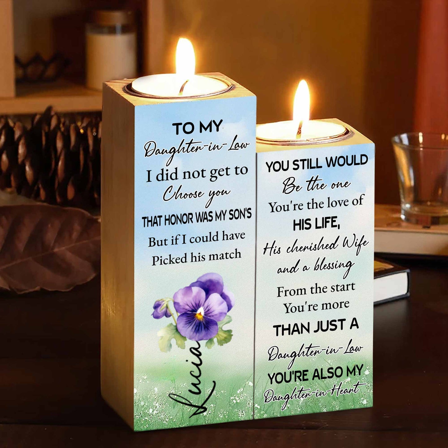 To My Daughter-in-Law, Love and Blessing, Flowers