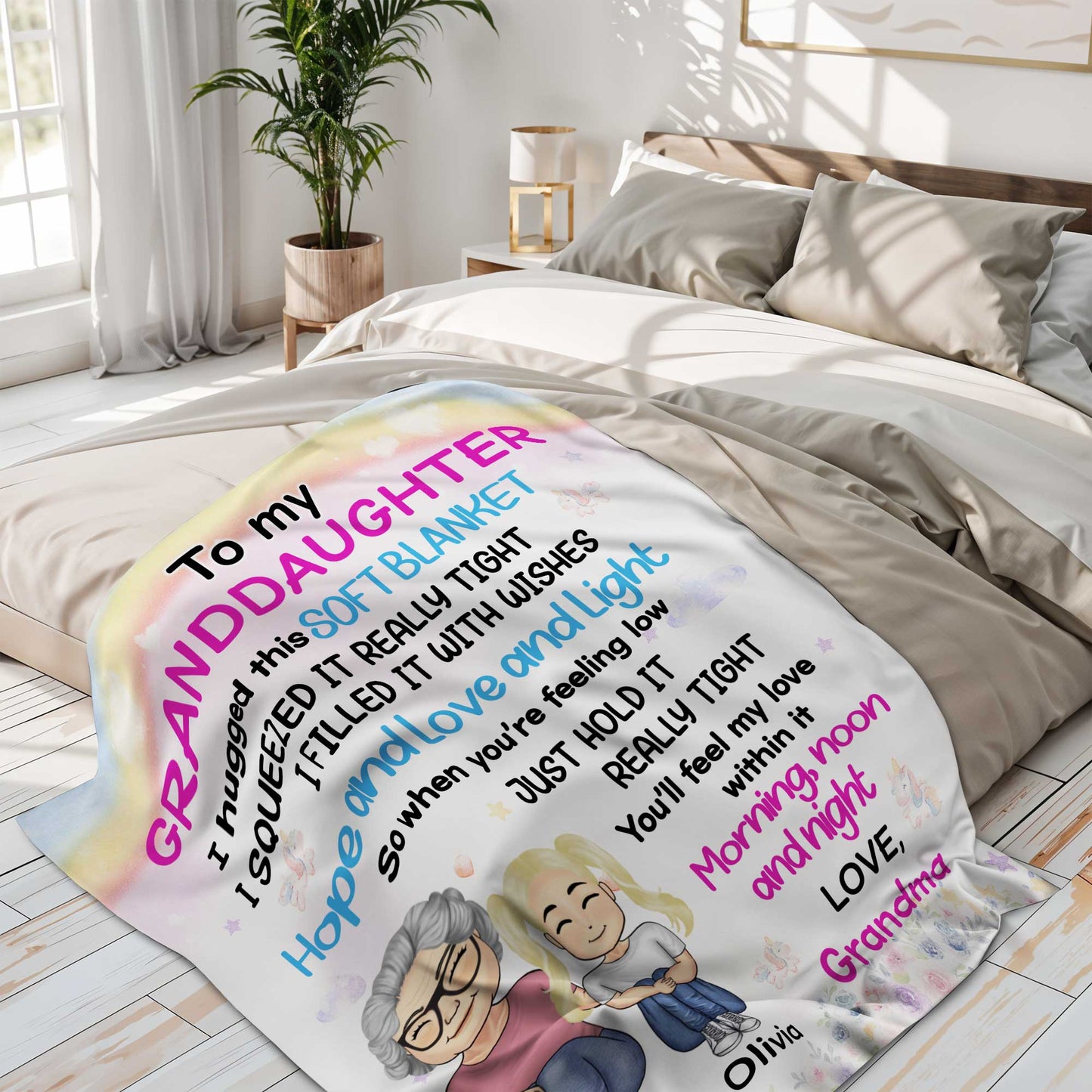 To My Granddaughter, Filled With Love And Light