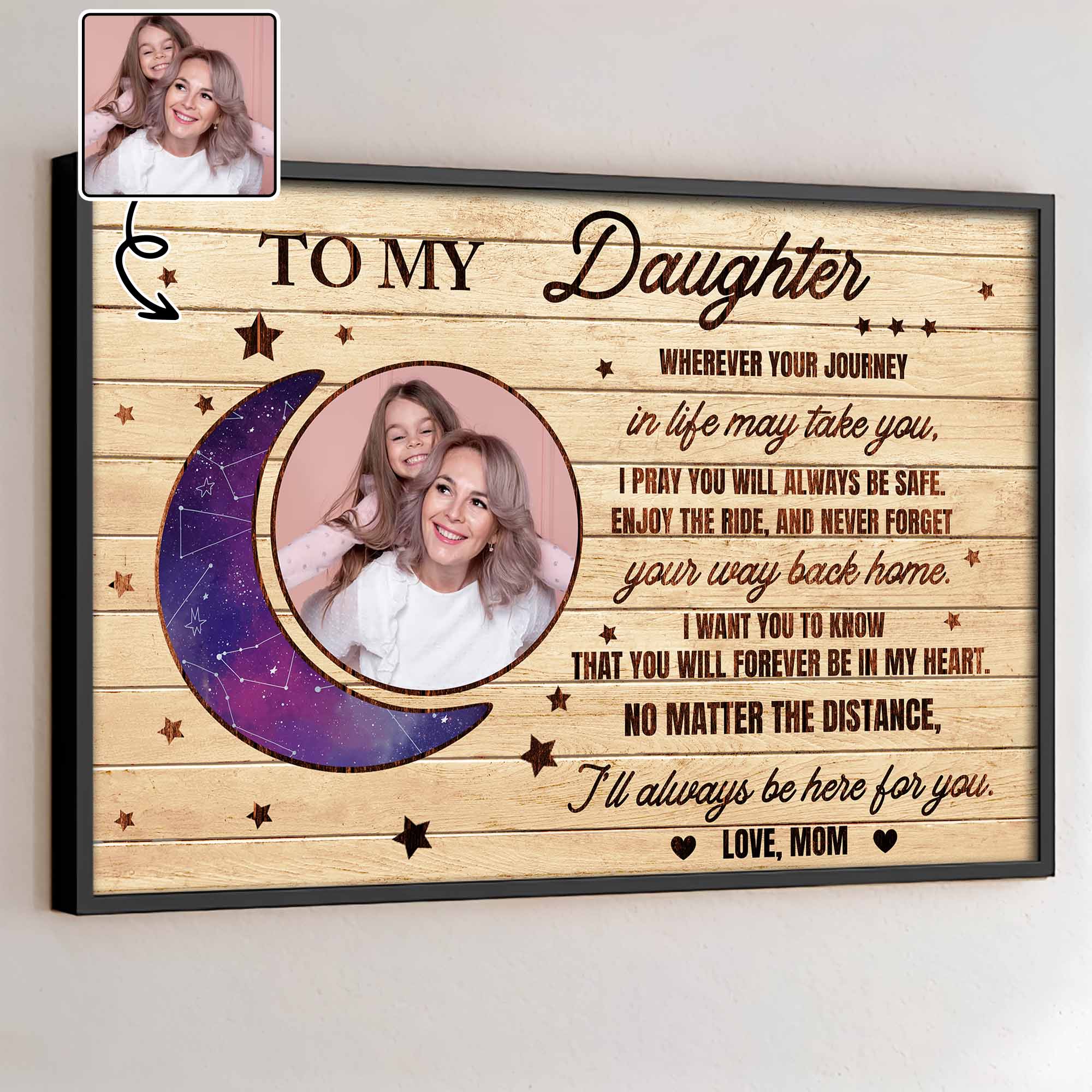 Every Day With You Is A Blessing, Grandma - Family Personalized Custom Horizontal Poster - Gift For Mom, Grandma