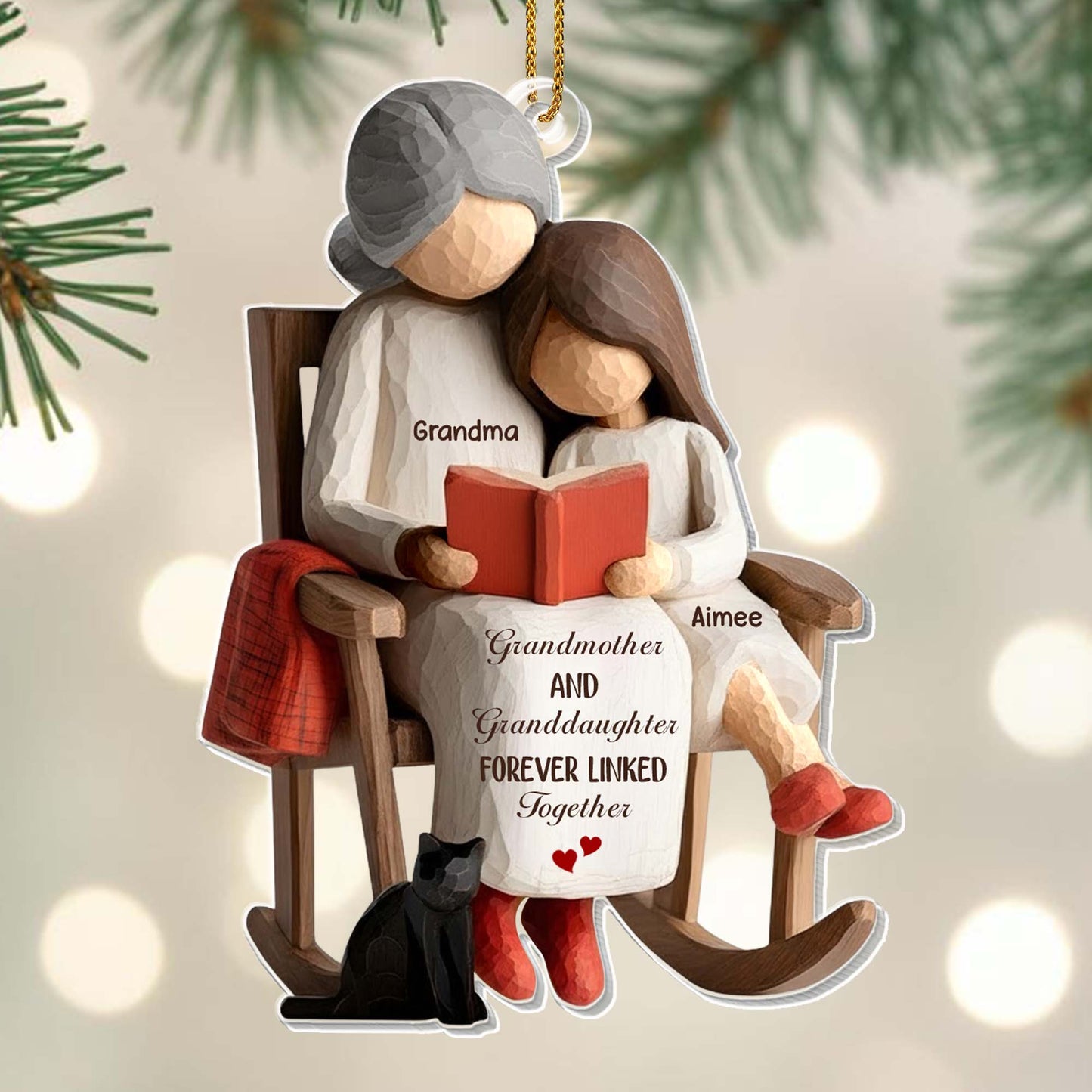 Grandmother And Granddaughter Forever Linked Together