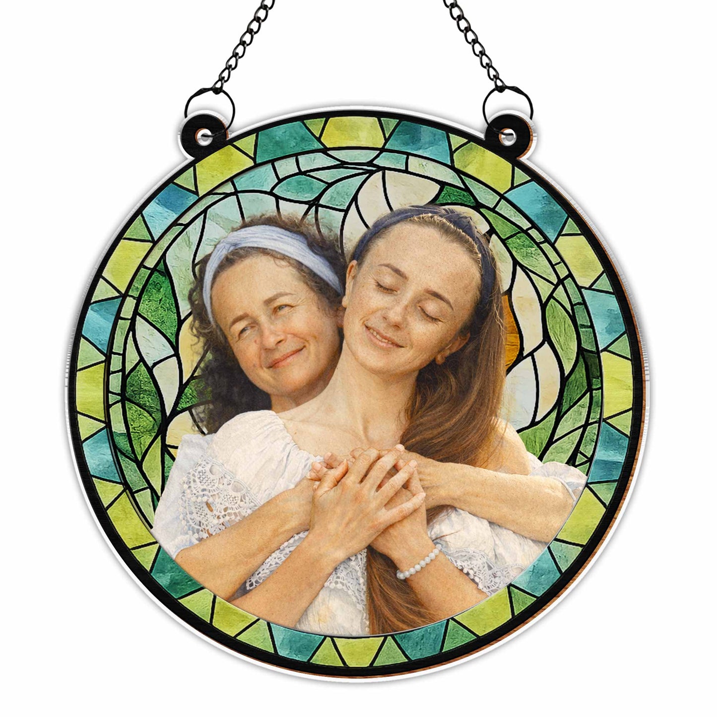 Timeless Bond Between Mother And Daughter Suncatcher