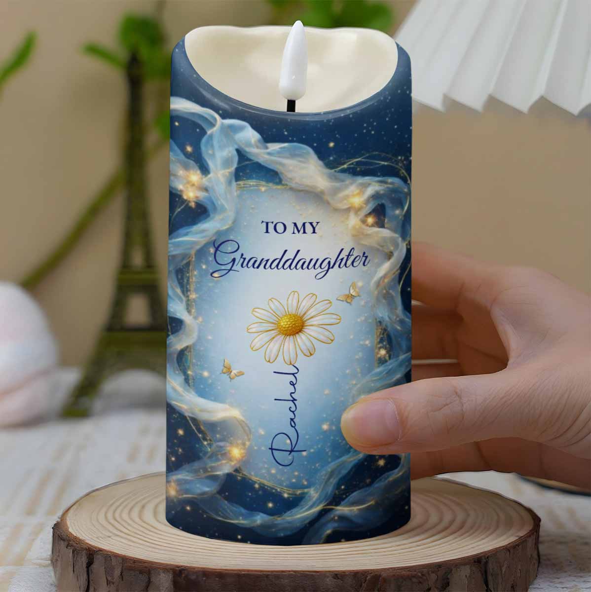 To My Granddaughter, Flower And Butterfly