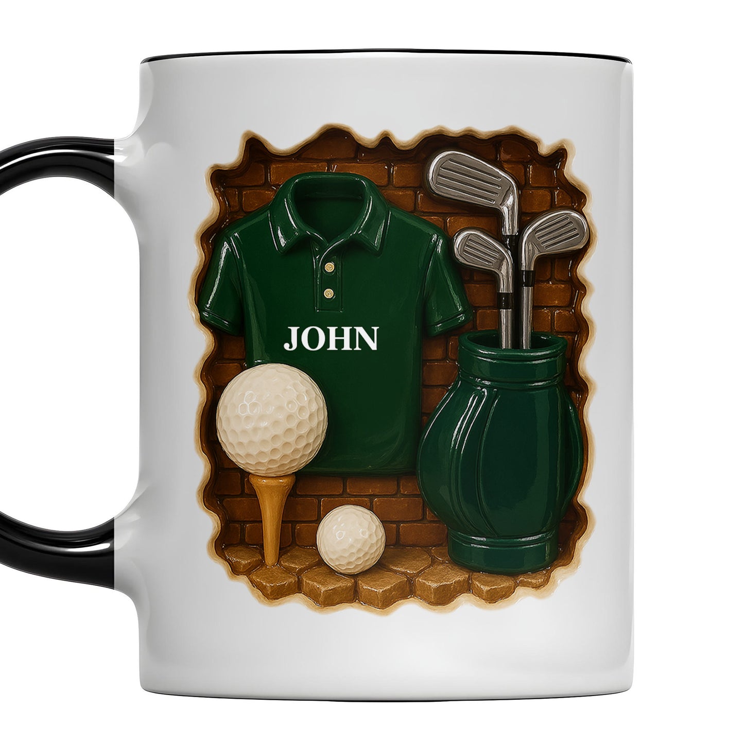 Perfect Gift For Golf Lovers With Shirt, Clubs, And Balls