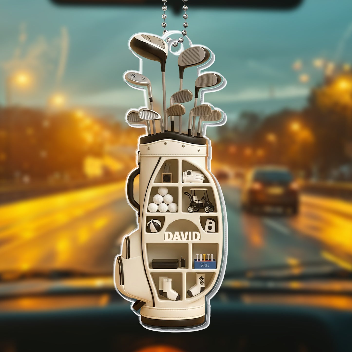 Celebrate Your Love For Golf With This Personalized Ornament