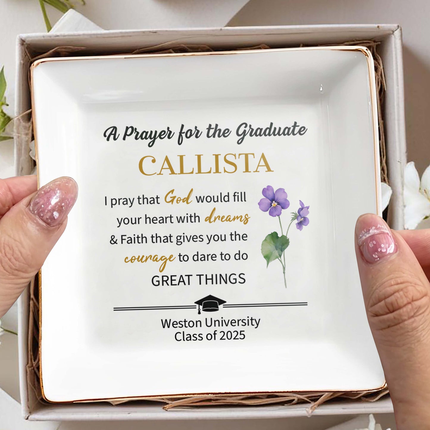 A Prayer For The Graduate With Dreams And Courage