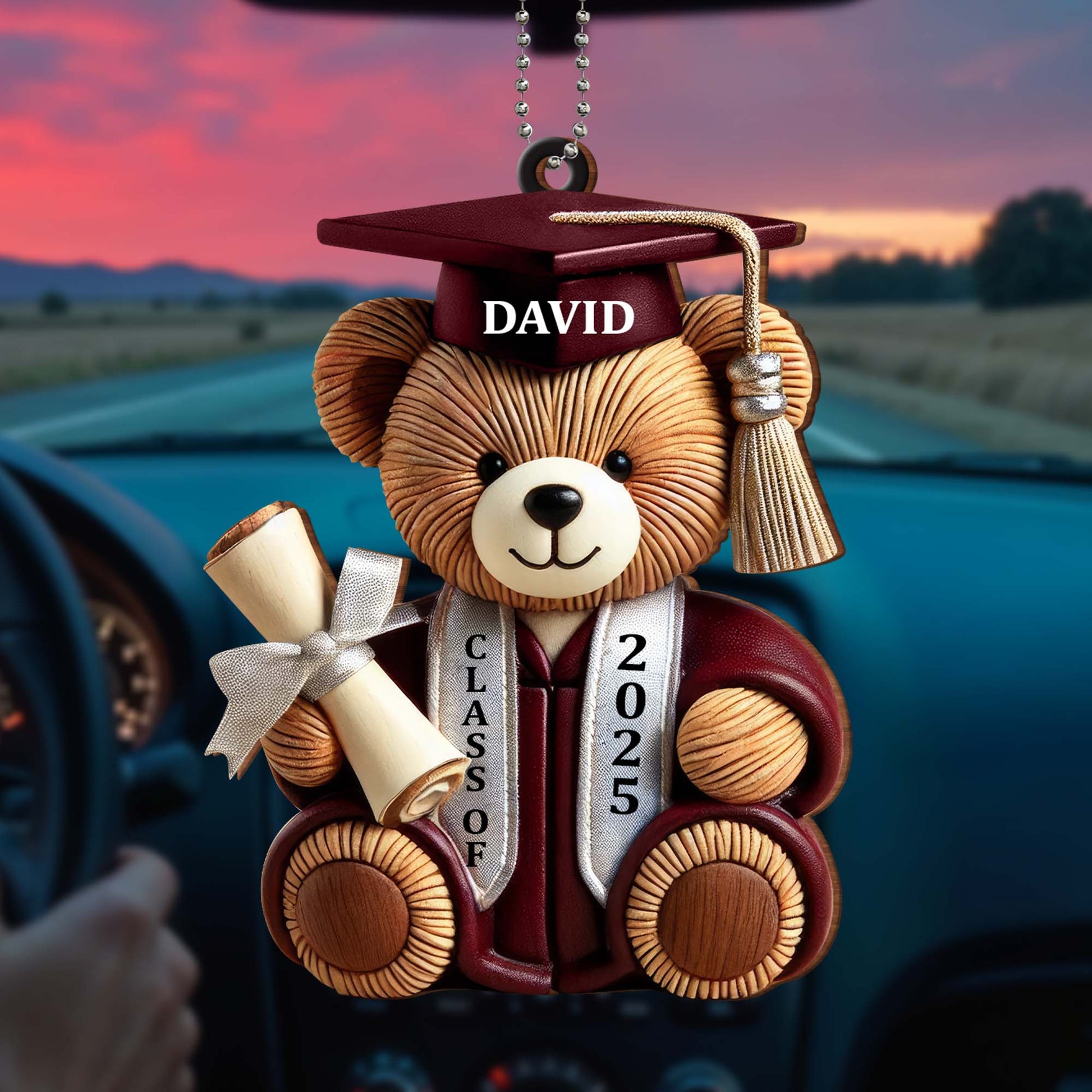 Graduation Teddy Bear With Cap And Diploma