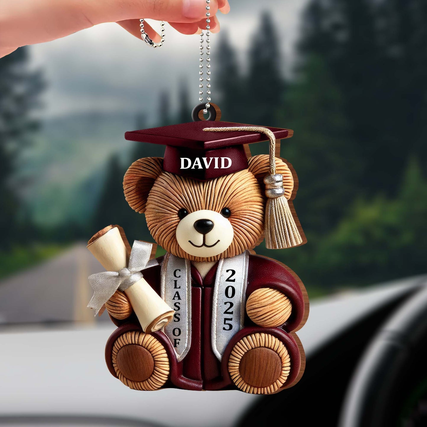 Graduation Teddy Bear With Cap And Diploma