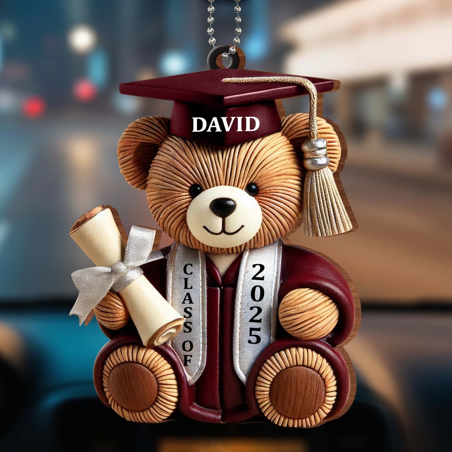 Graduation Teddy Bear With Cap And Diploma
