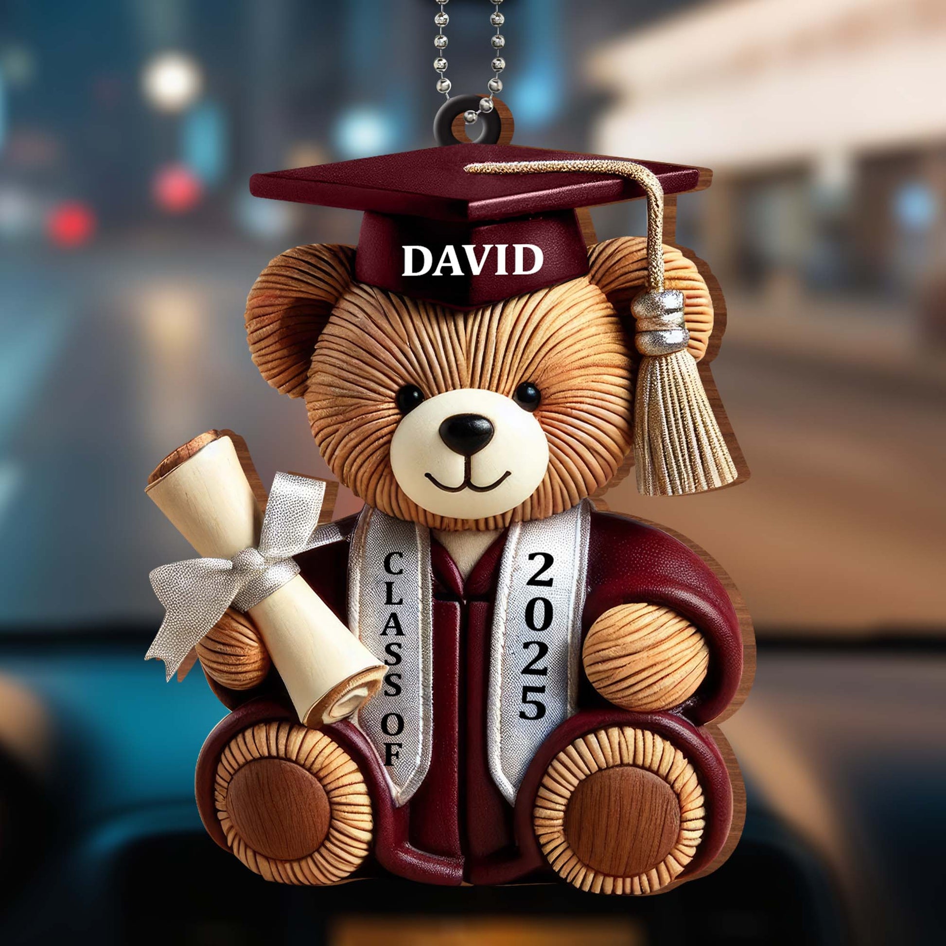 Graduation Teddy Bear With Cap And Diploma