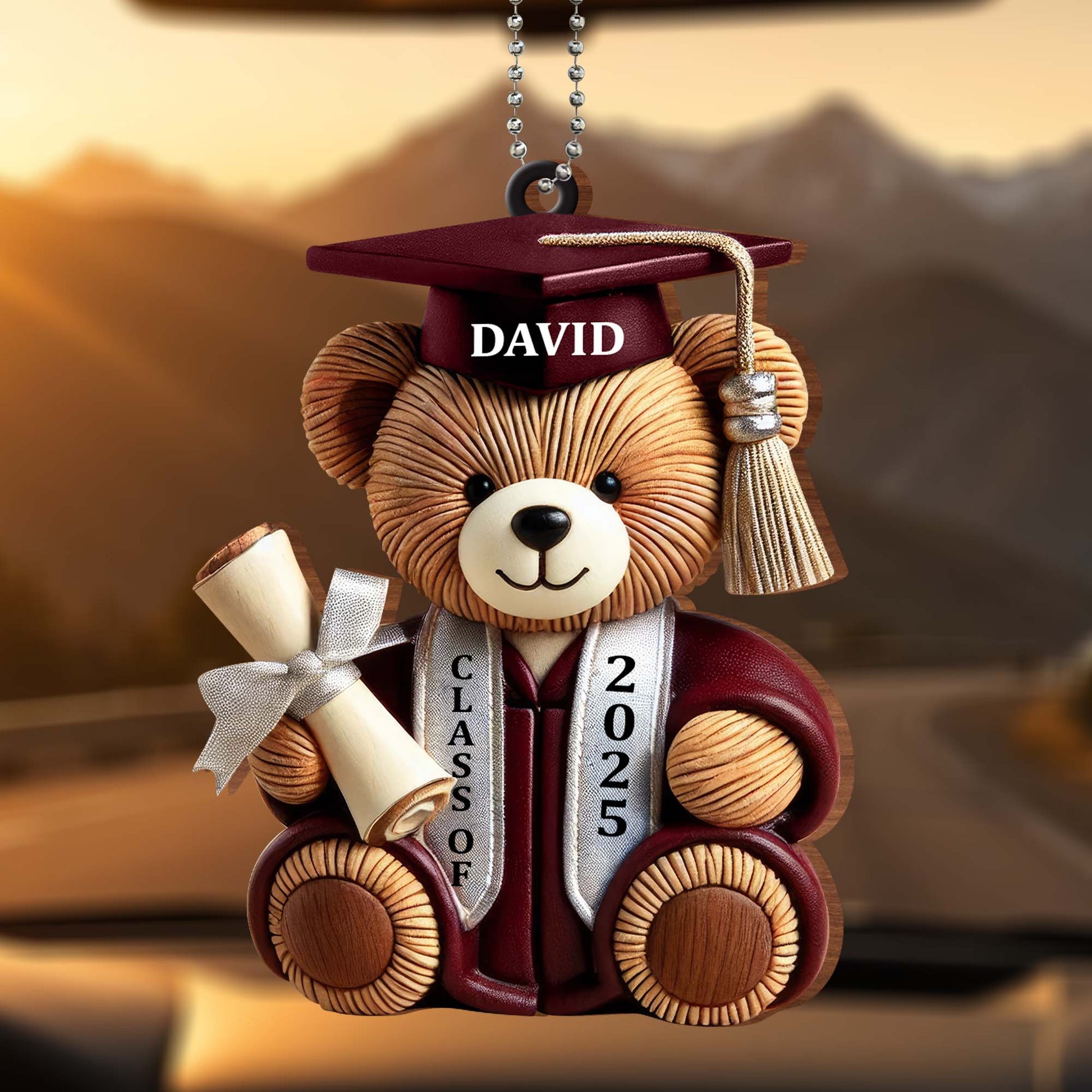 Graduation Teddy Bear With Cap And Diploma