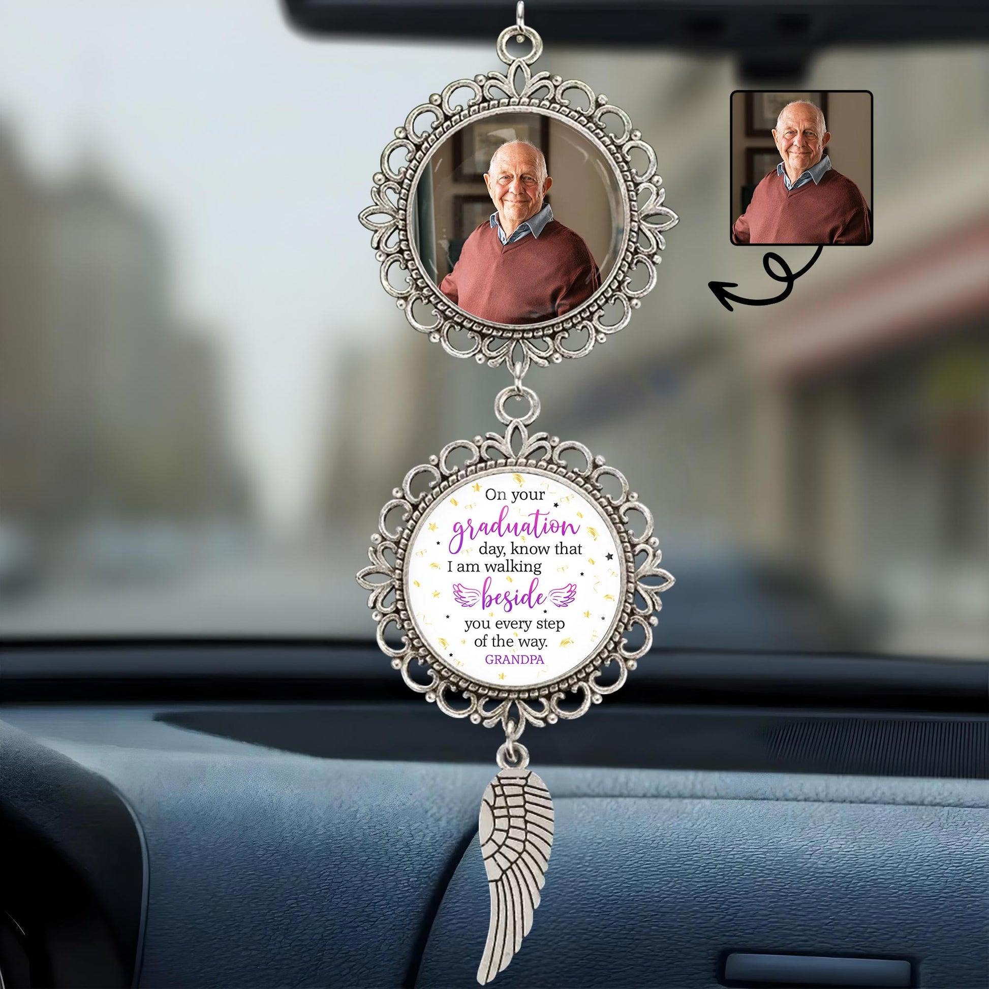 On Your Graduation Day, Know That I Am Walking Beside You, Angel Wing