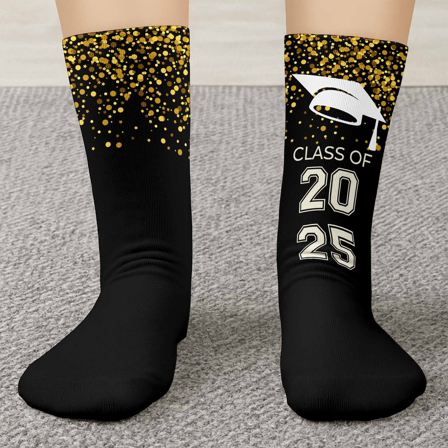 I Graduated, Can I Go Back To Bed Now? With Stars And Graduation Cap