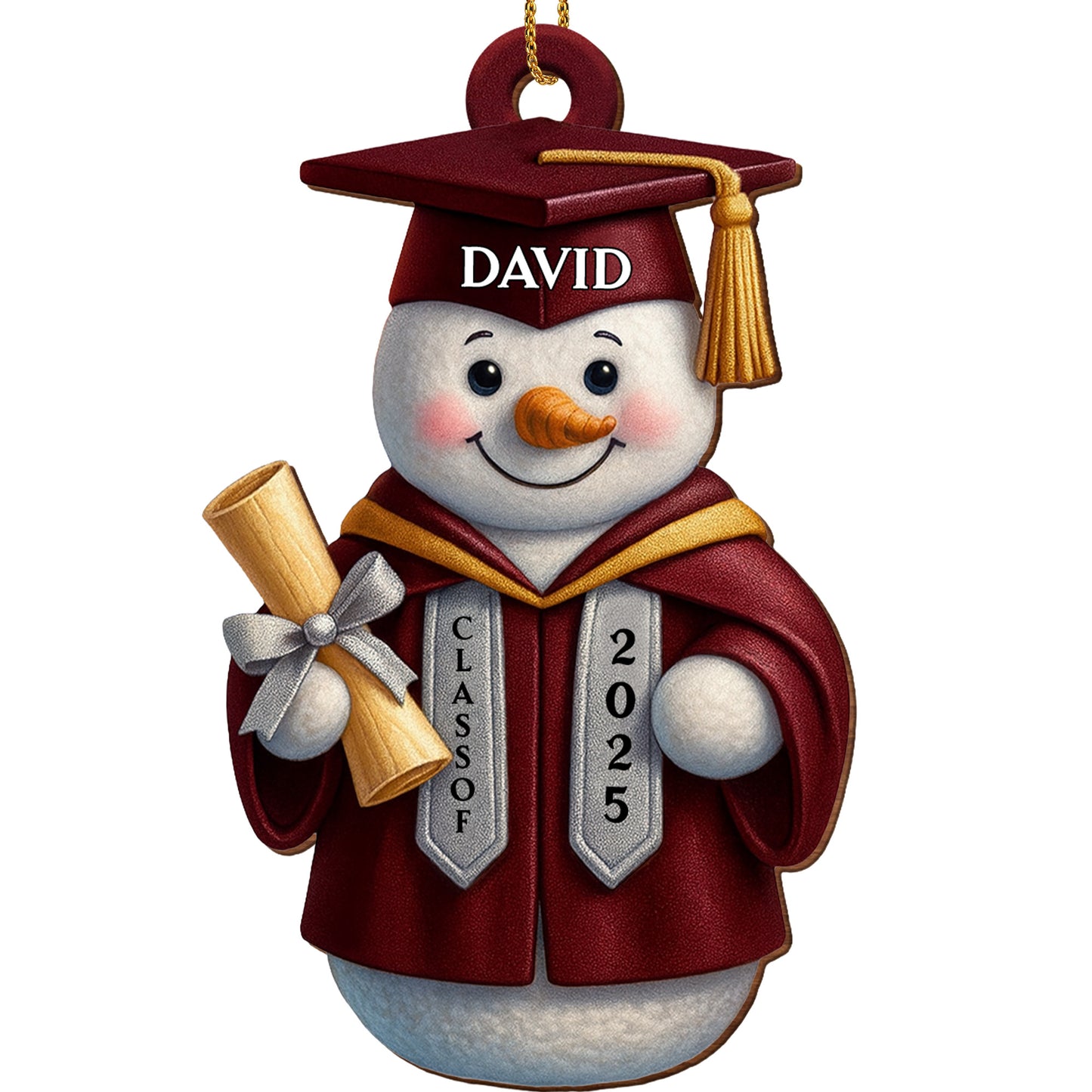 Congratulations On Your Graduation, Featuring Snowman In Cap