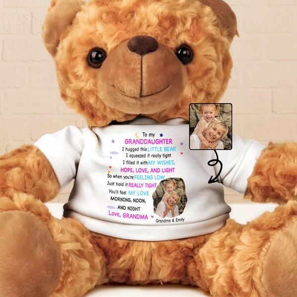 To My Granddaughter, I Hugged This Little Bear, Stars