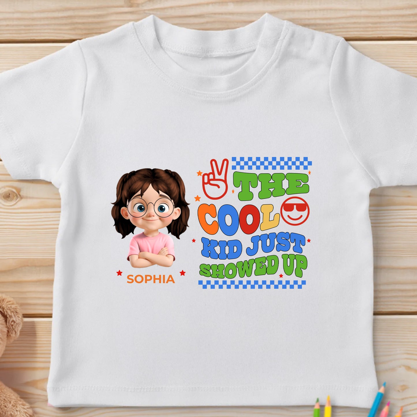Camiseta "El Chico Guapo Acaba de Aparecer" - Camiseta juvenil personalizada - GRK070_WYOU