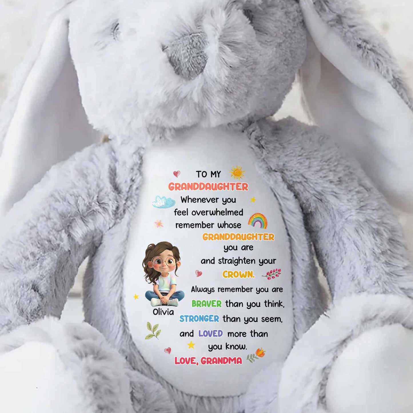 To My Granddaughter, Always Remember You Are Braver