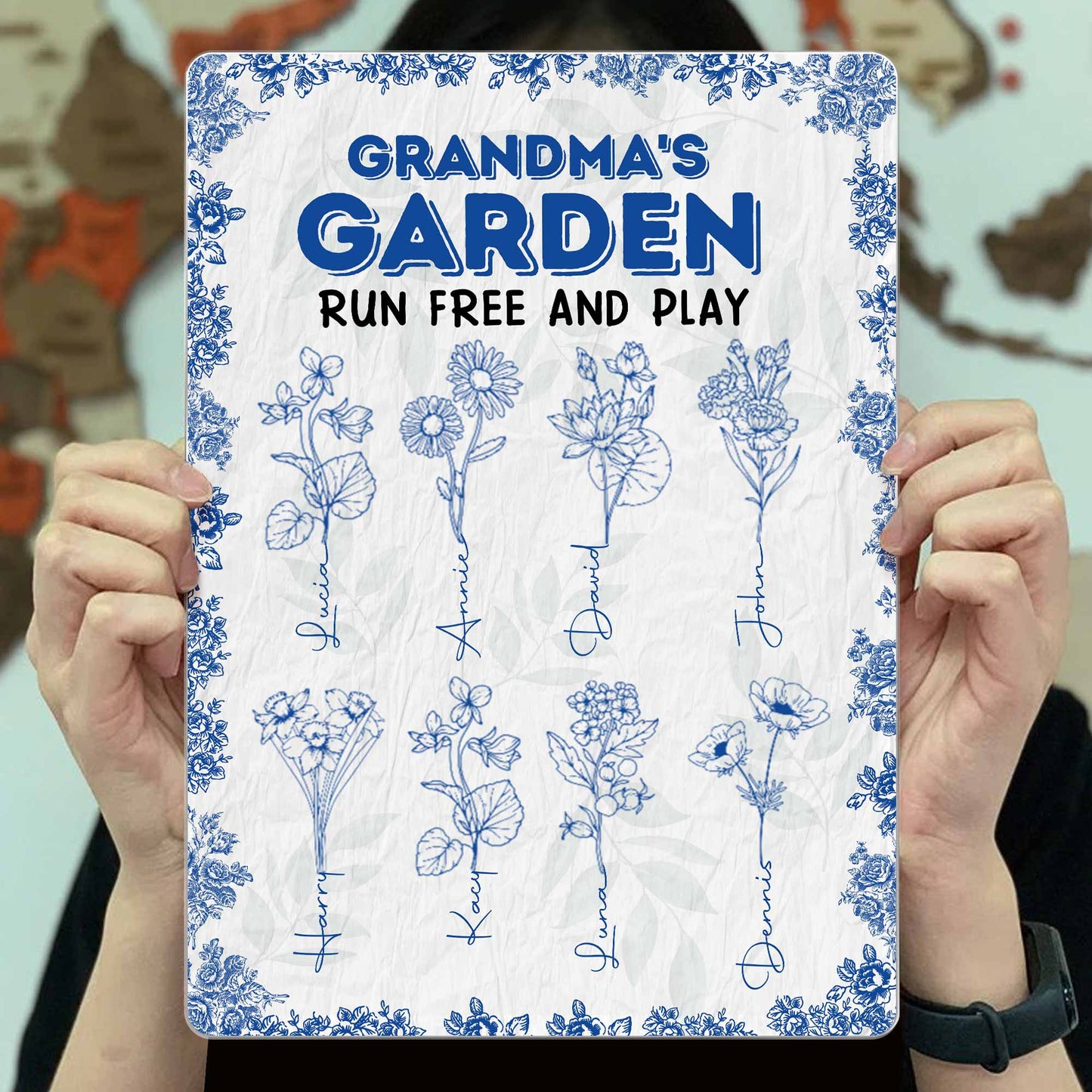Grandma's Garden, Run Free And Play With Flowers