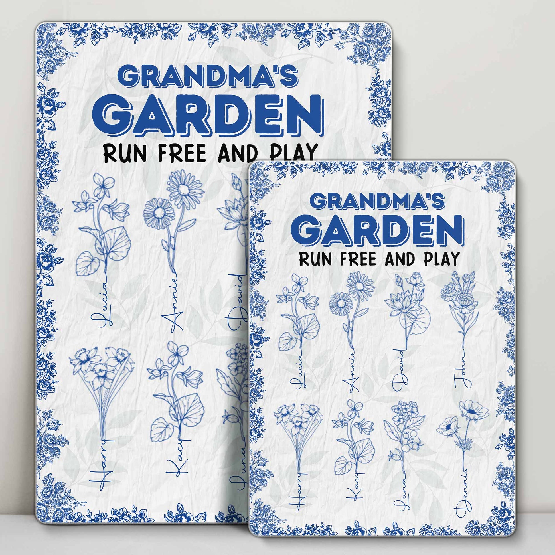 Grandma's Garden, Run Free And Play With Flowers