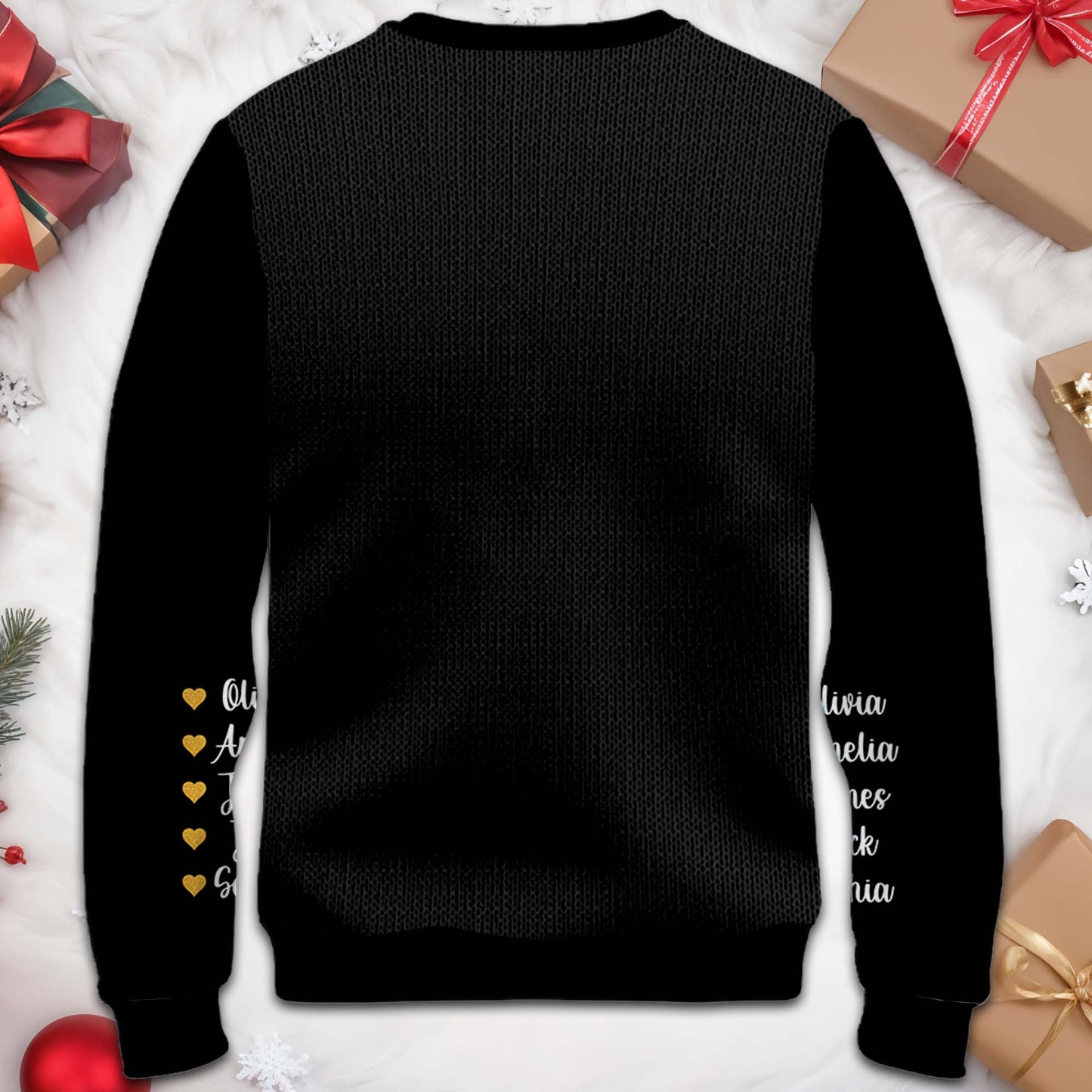 Nana Wears Her Heart on Her Sleeve Sweater