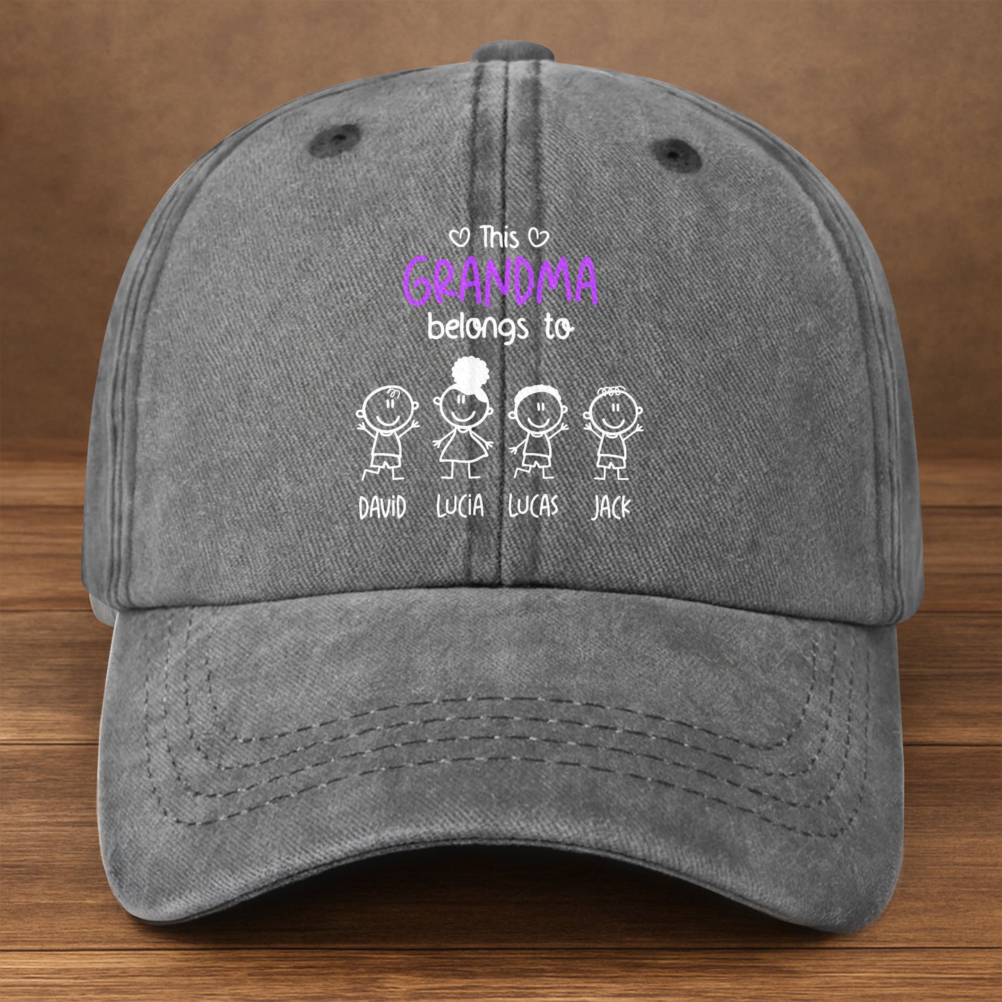 This Grandma Belongs To, Heart and Stick Figures