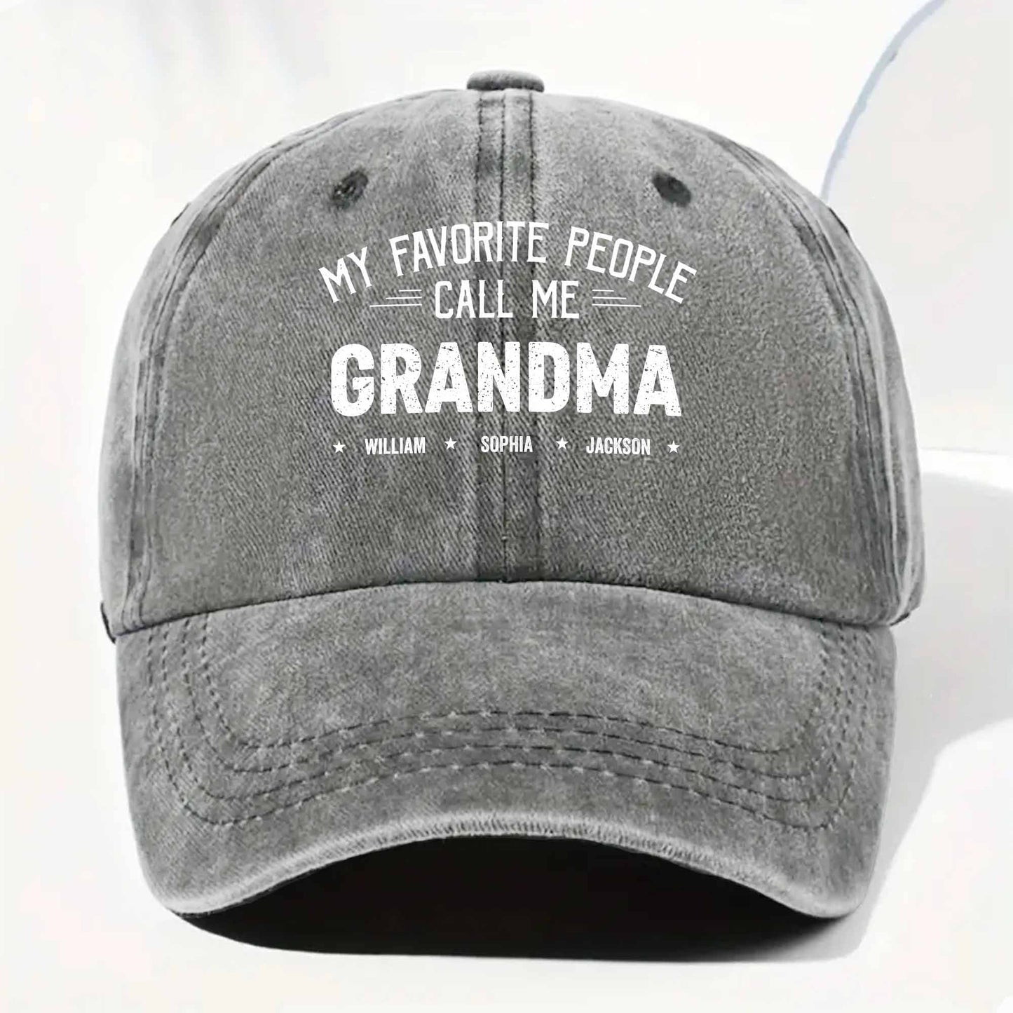 My Favorite People Call Me Grandma Cap