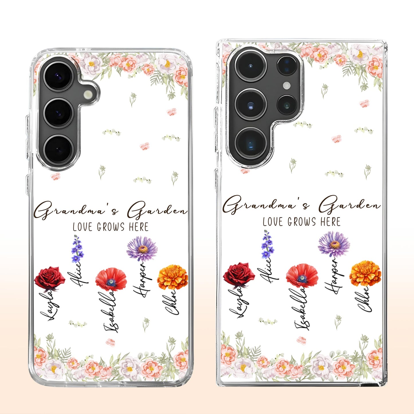 Grandma's Garden Love Grows Here Flowers