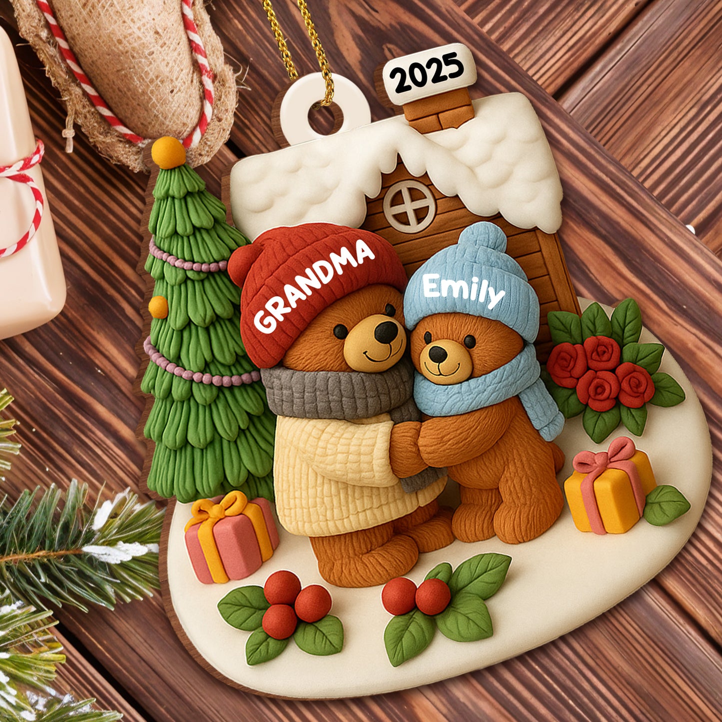 Celebrate A Special Bond With Bears And Christmas Decor
