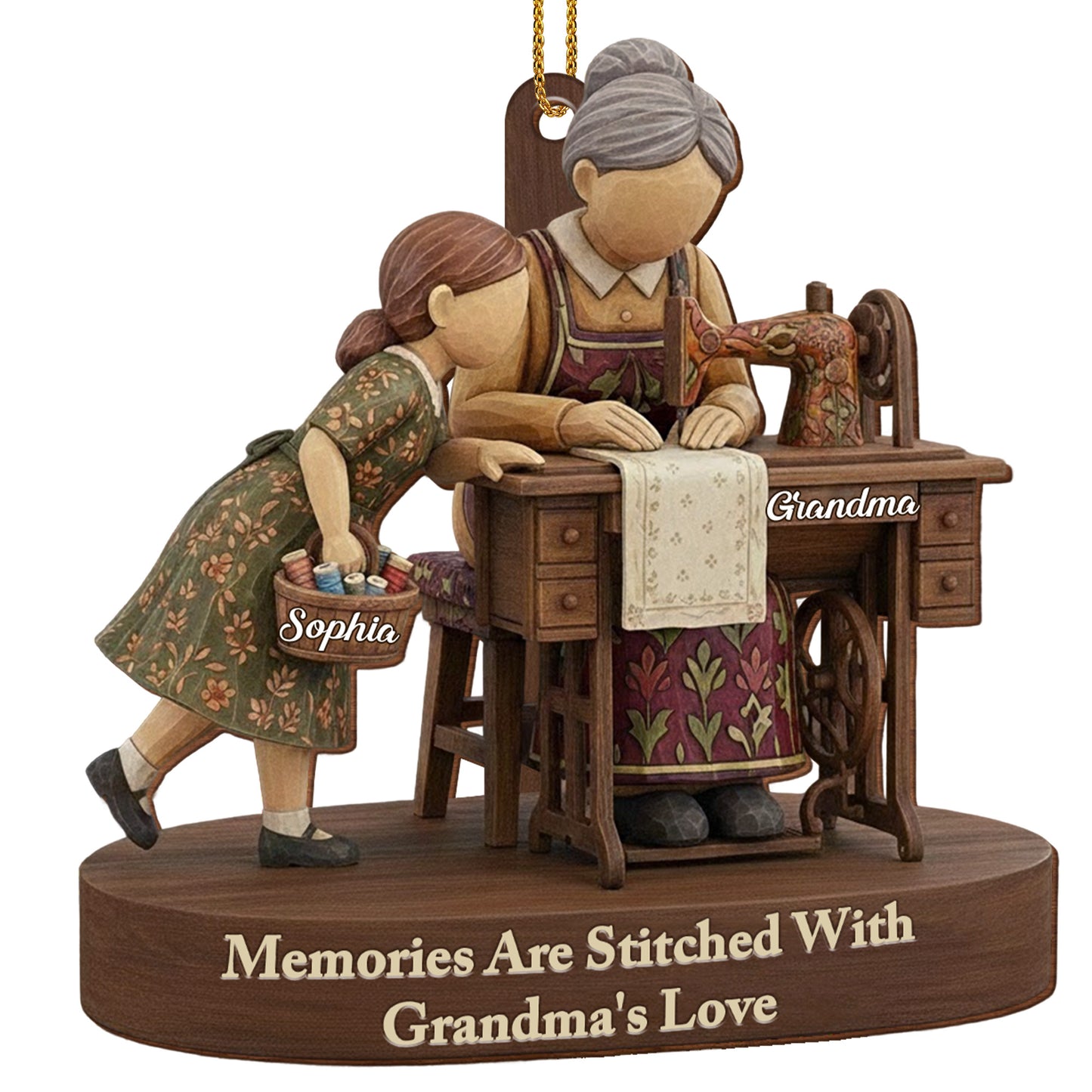 Memories Are Stitched With Grandma's Love, Sewing Machine