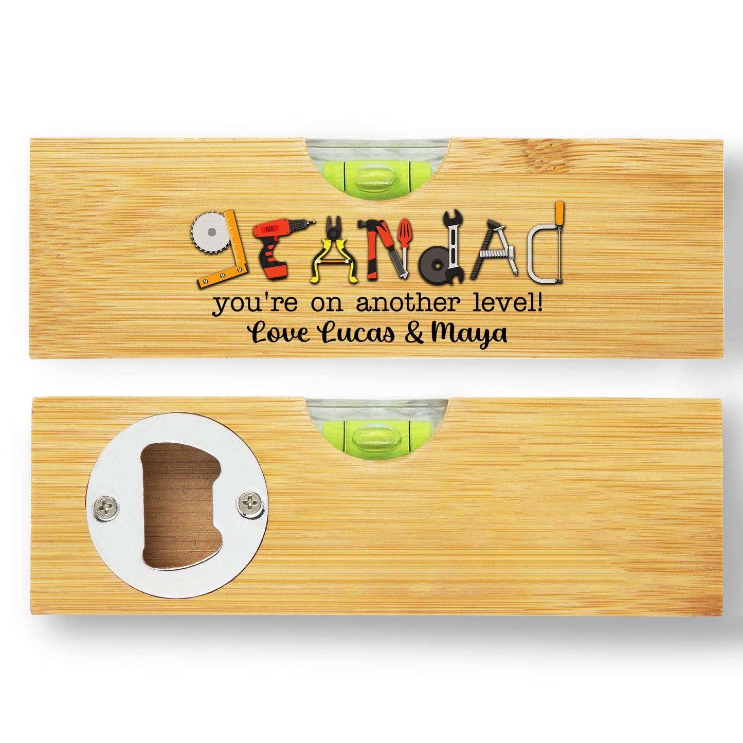 Grandad, You're On Another Level, Spirit Level and Tools