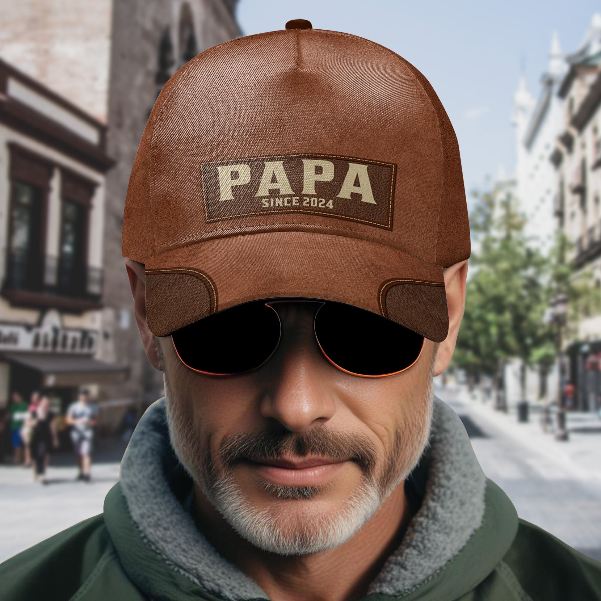 Proud Papa Since Custom Year Cap