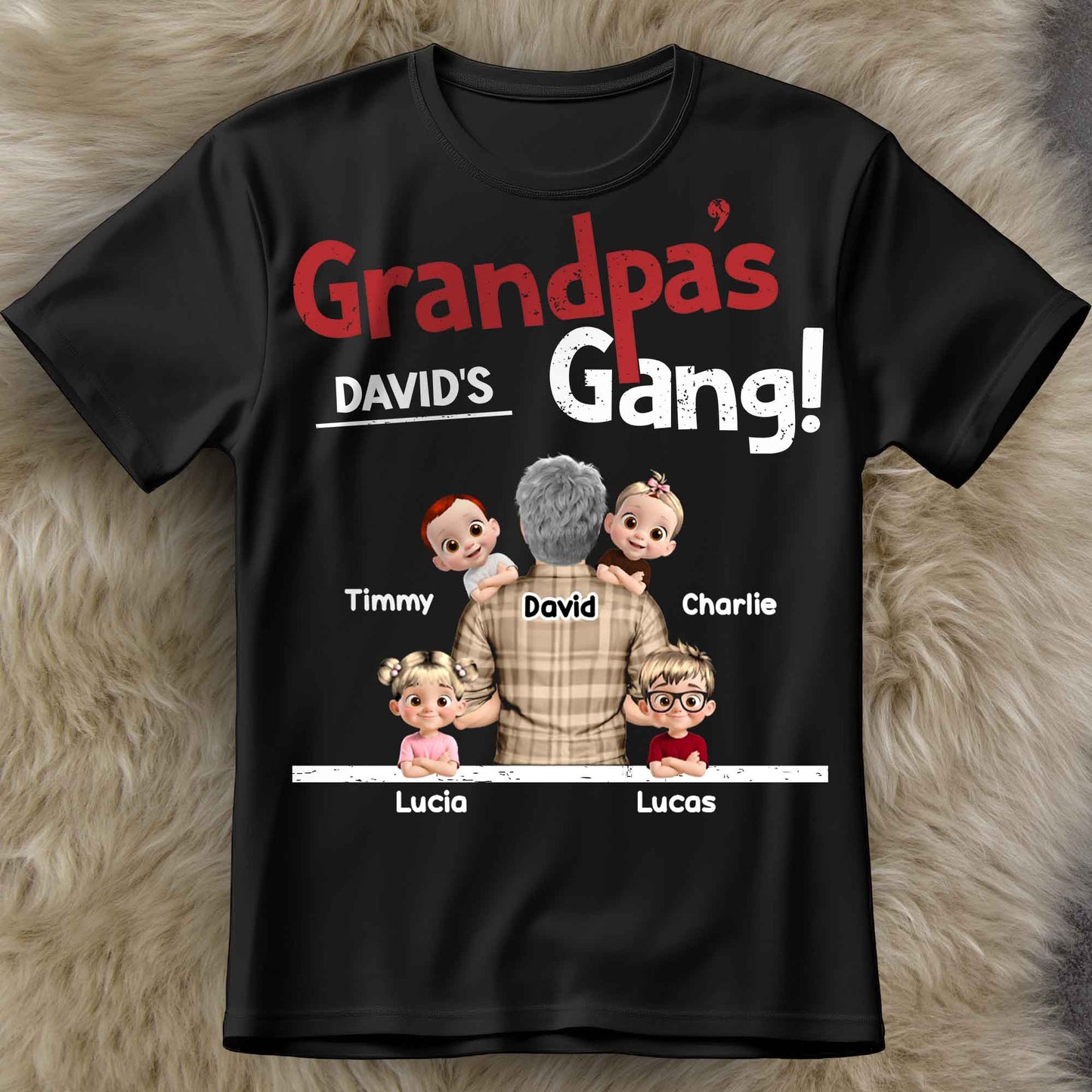 Grandpa's Gang Cartoon Characters Design