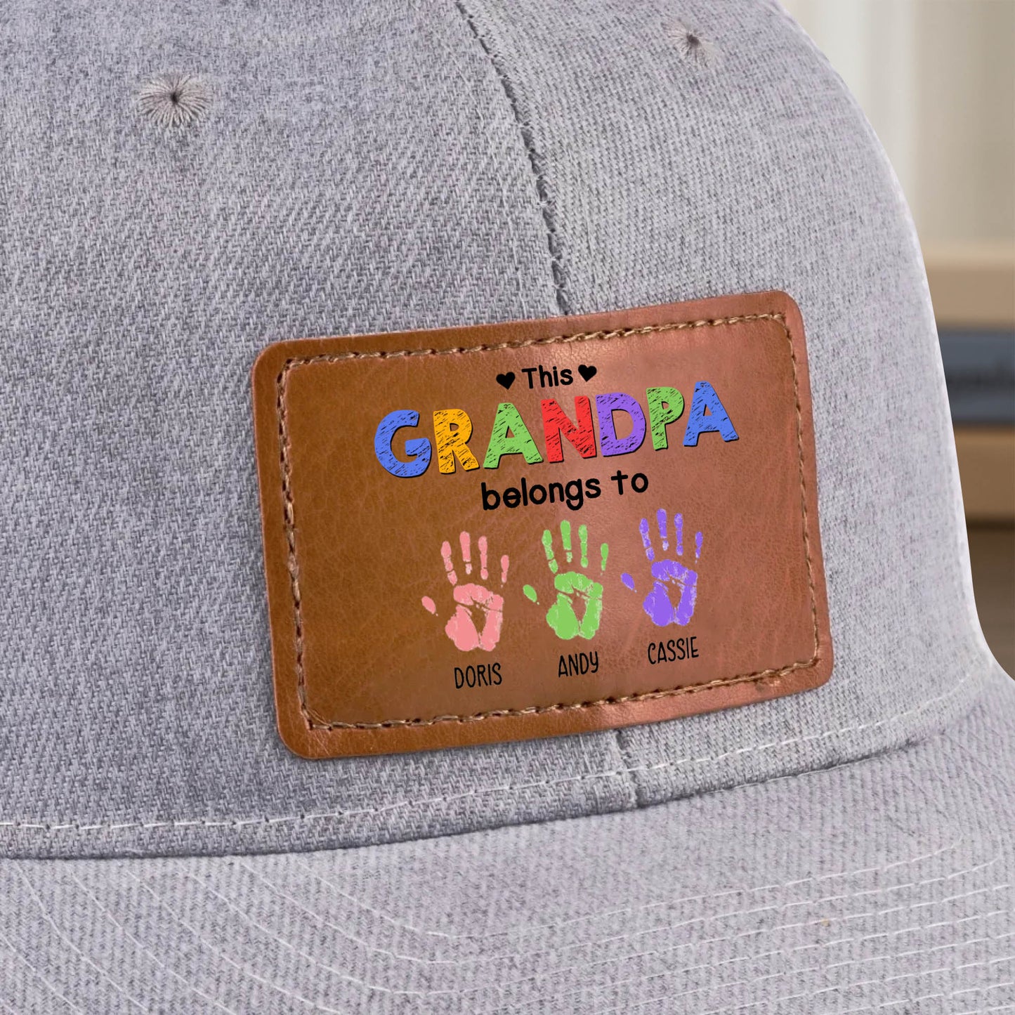 This Grandpa Belongs To, Handprints And Heart