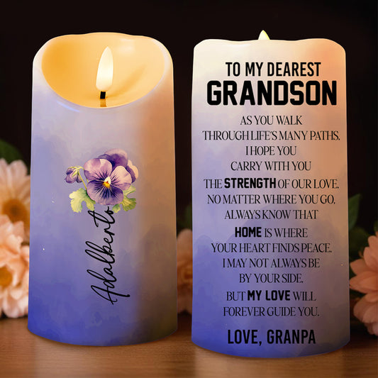 To My Dearest Grandson, Home Is Where The Heart Finds Peace