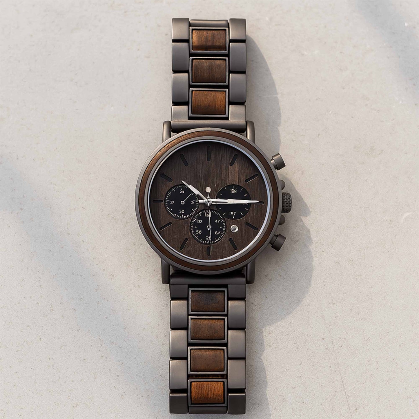 Para mi nieto, cree en tu corazón. Diseño de relojes: relojes de madera personalizados y grabados - GSN027_ENWA