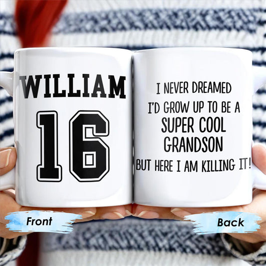 Super Cool Grandson Killing It Mug