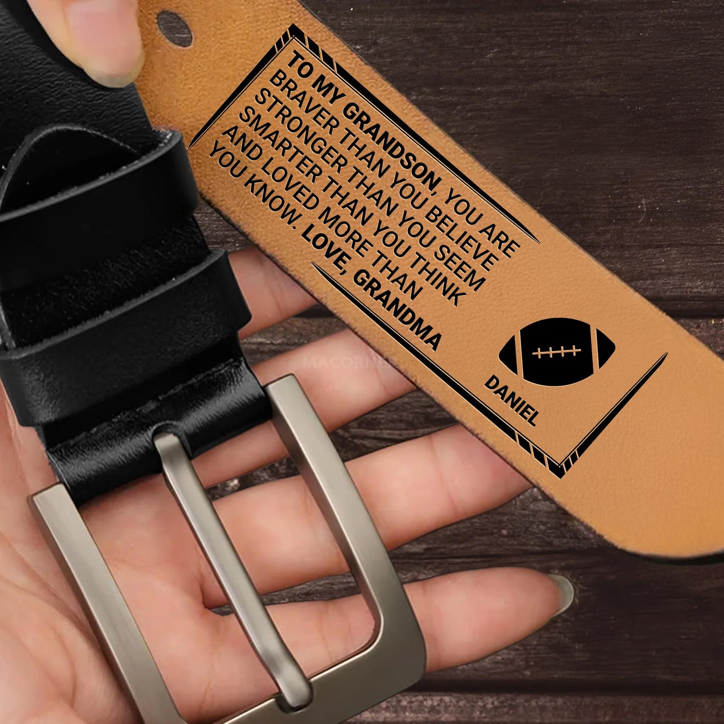 To My Grandson, You Are Braver Than You Believe, Football and Pen