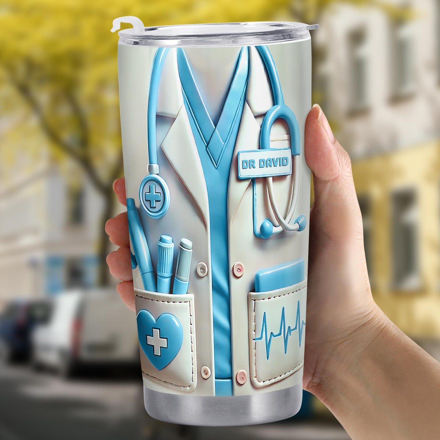 To My Grandson, Behind You, All Your Memories, Stethoscope And Medical Uniform