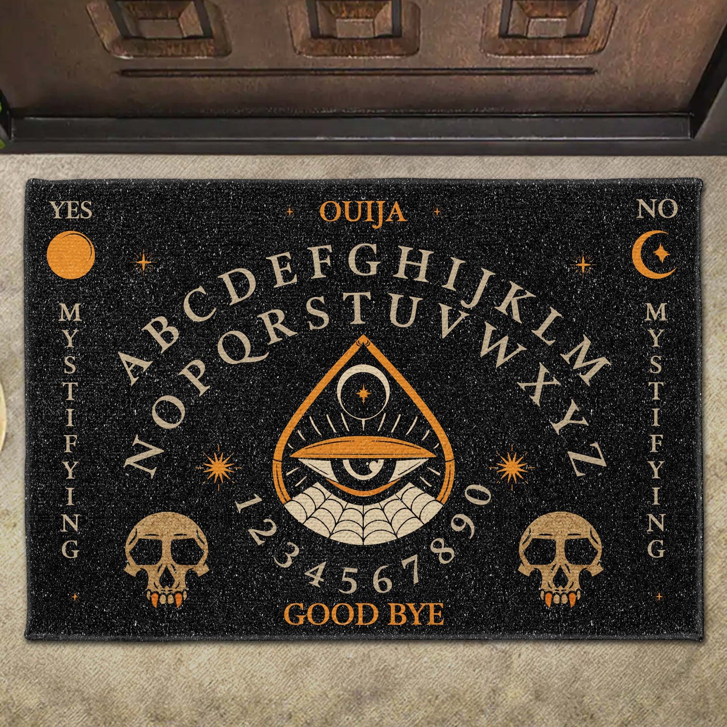 Ouija Mystifying Oracle Good Bye Skull And Eye Design
