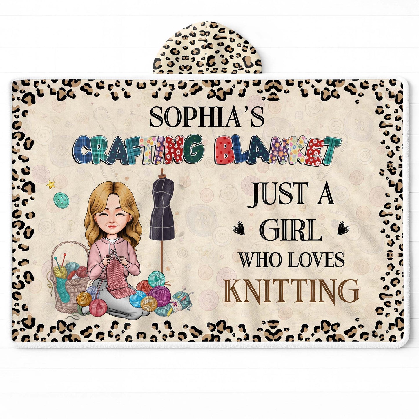 My Crafting Blanket Just A Girl Who Loves Knitting With Yarn Balls