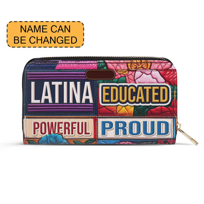 Educated Powerful Proud - Leather Wallet - HG29WL